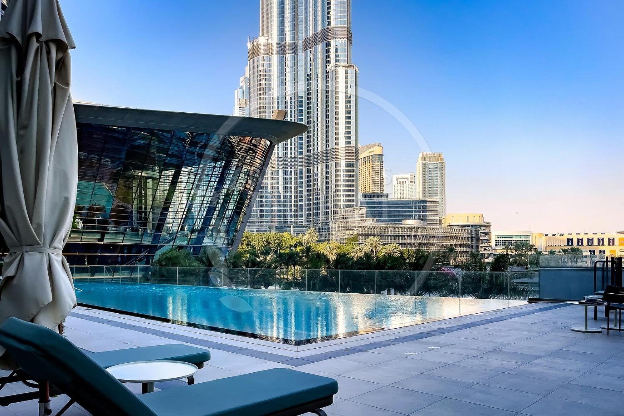 Prime Burj Khalifa&Fountain Views 2 Bdr Apartment دبي المظهر الخارجي الصورة