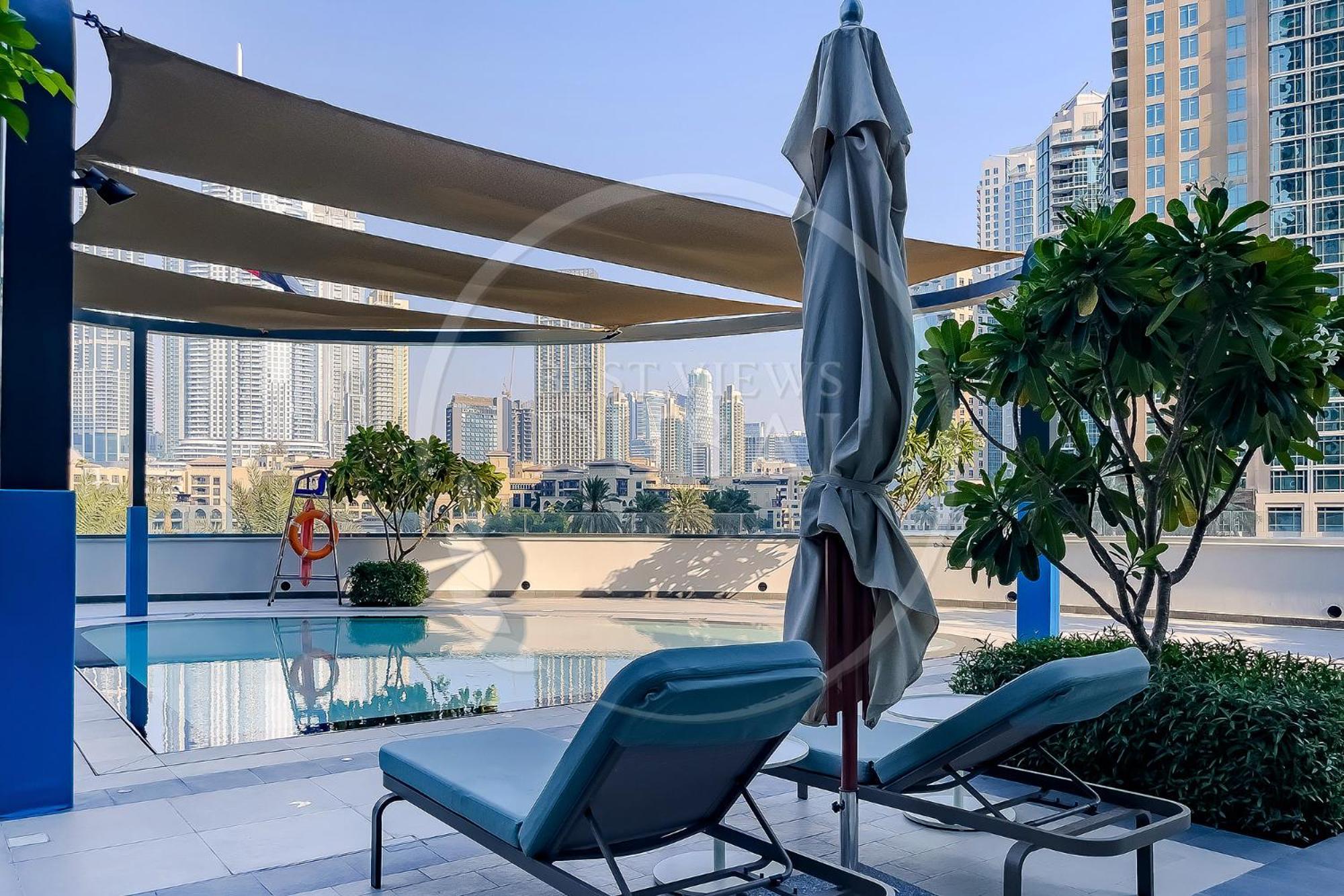 Prime Burj Khalifa&Fountain Views 2 Bdr Apartment دبي المظهر الخارجي الصورة