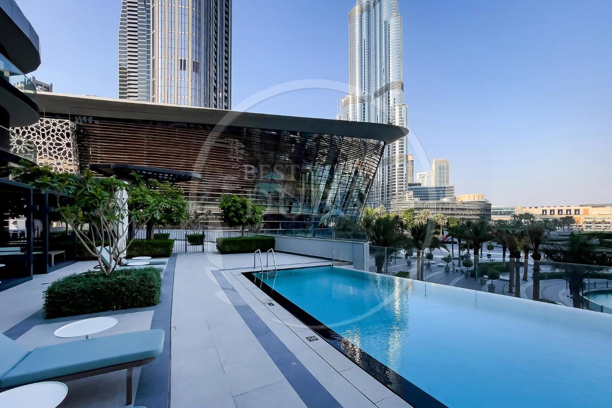 Prime Burj Khalifa&Fountain Views 2 Bdr Apartment دبي المظهر الخارجي الصورة