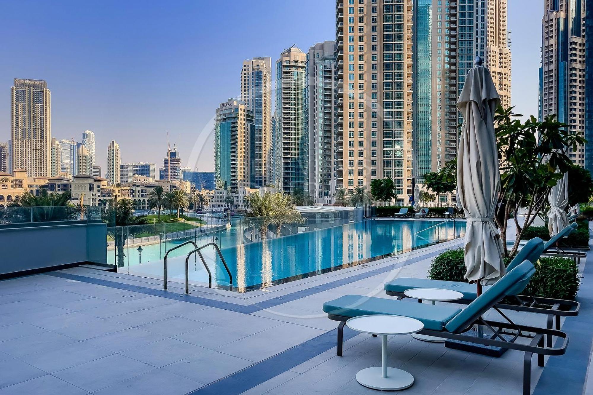 Prime Burj Khalifa&Fountain Views 2 Bdr Apartment دبي المظهر الخارجي الصورة