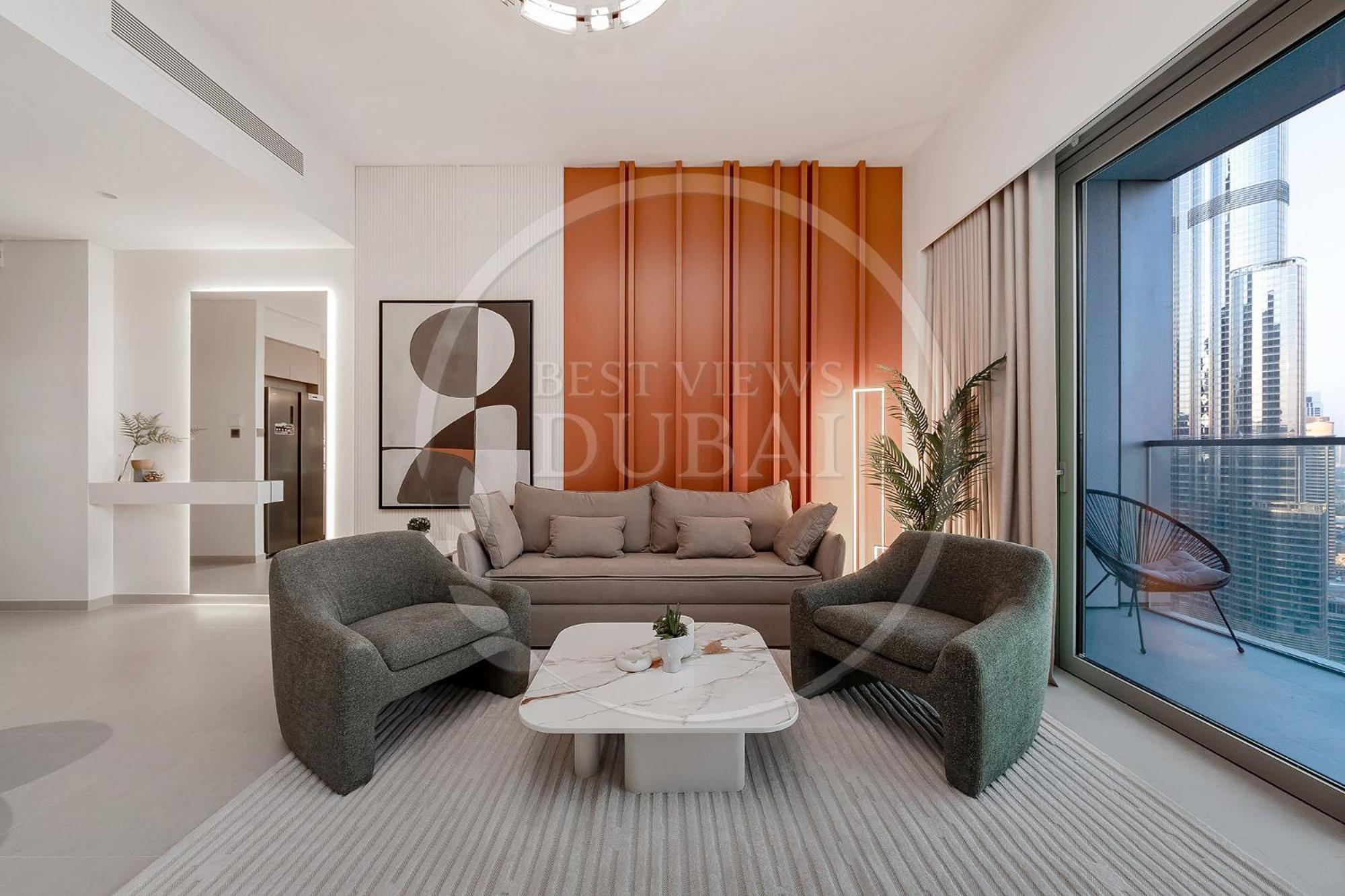 Prime Burj Khalifa&Fountain Views 2 Bdr Apartment دبي المظهر الخارجي الصورة