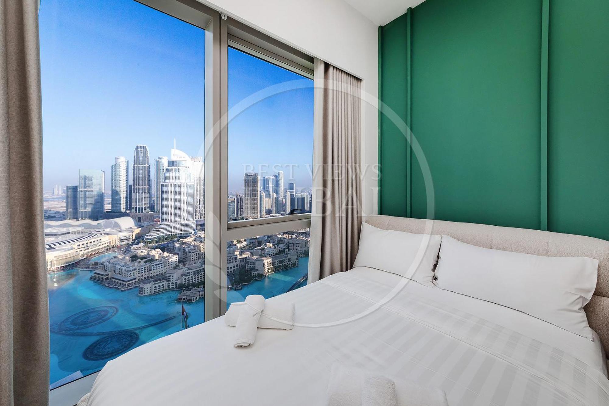 Prime Burj Khalifa&Fountain Views 2 Bdr Apartment دبي المظهر الخارجي الصورة