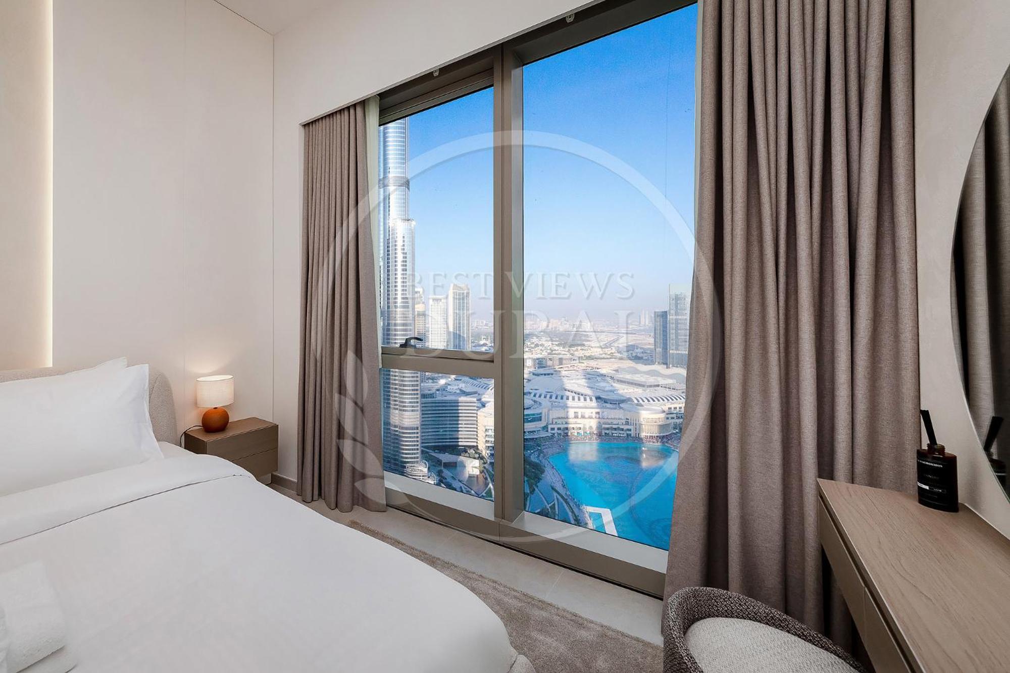Prime Burj Khalifa&Fountain Views 2 Bdr Apartment دبي المظهر الخارجي الصورة