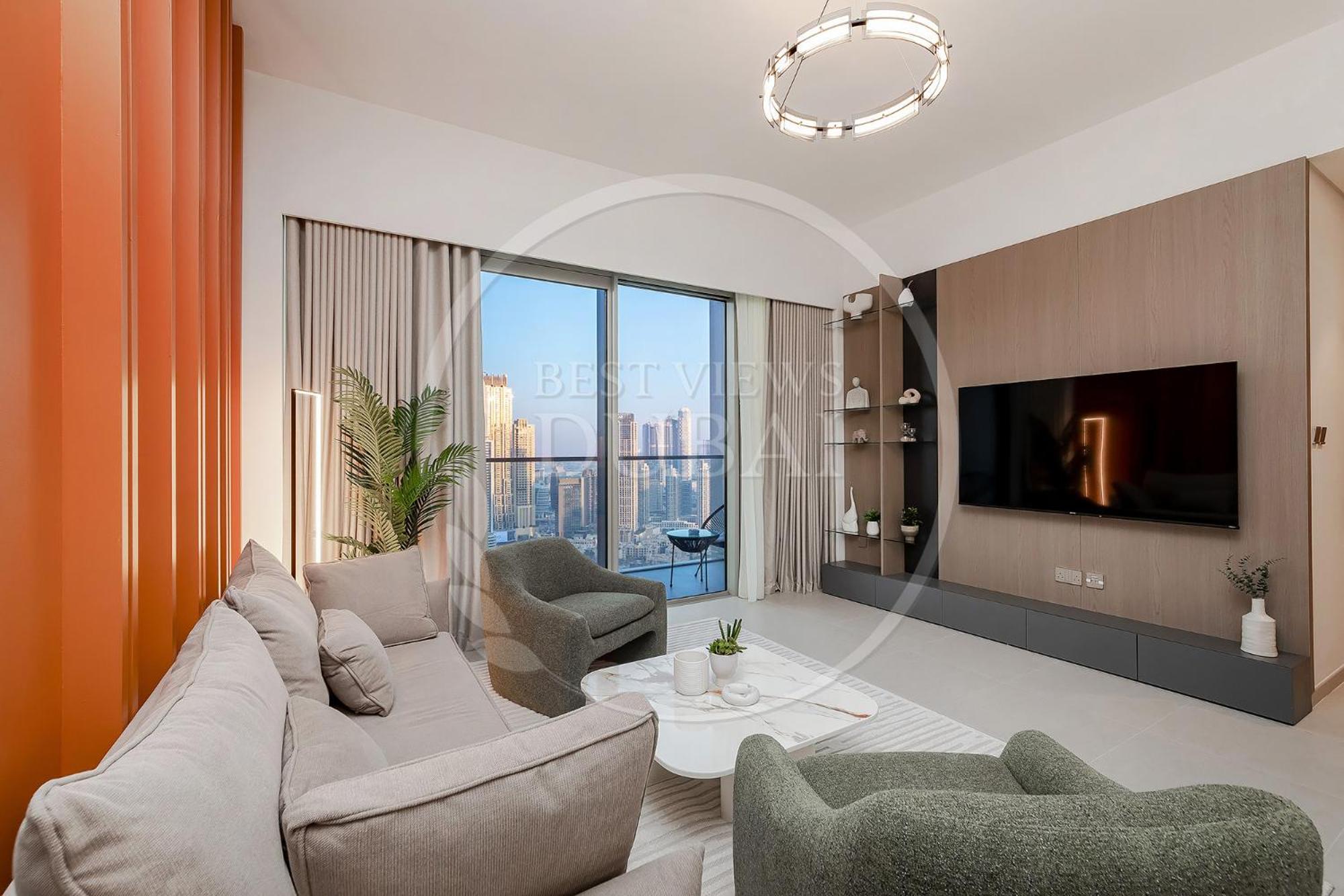 Prime Burj Khalifa&Fountain Views 2 Bdr Apartment دبي المظهر الخارجي الصورة