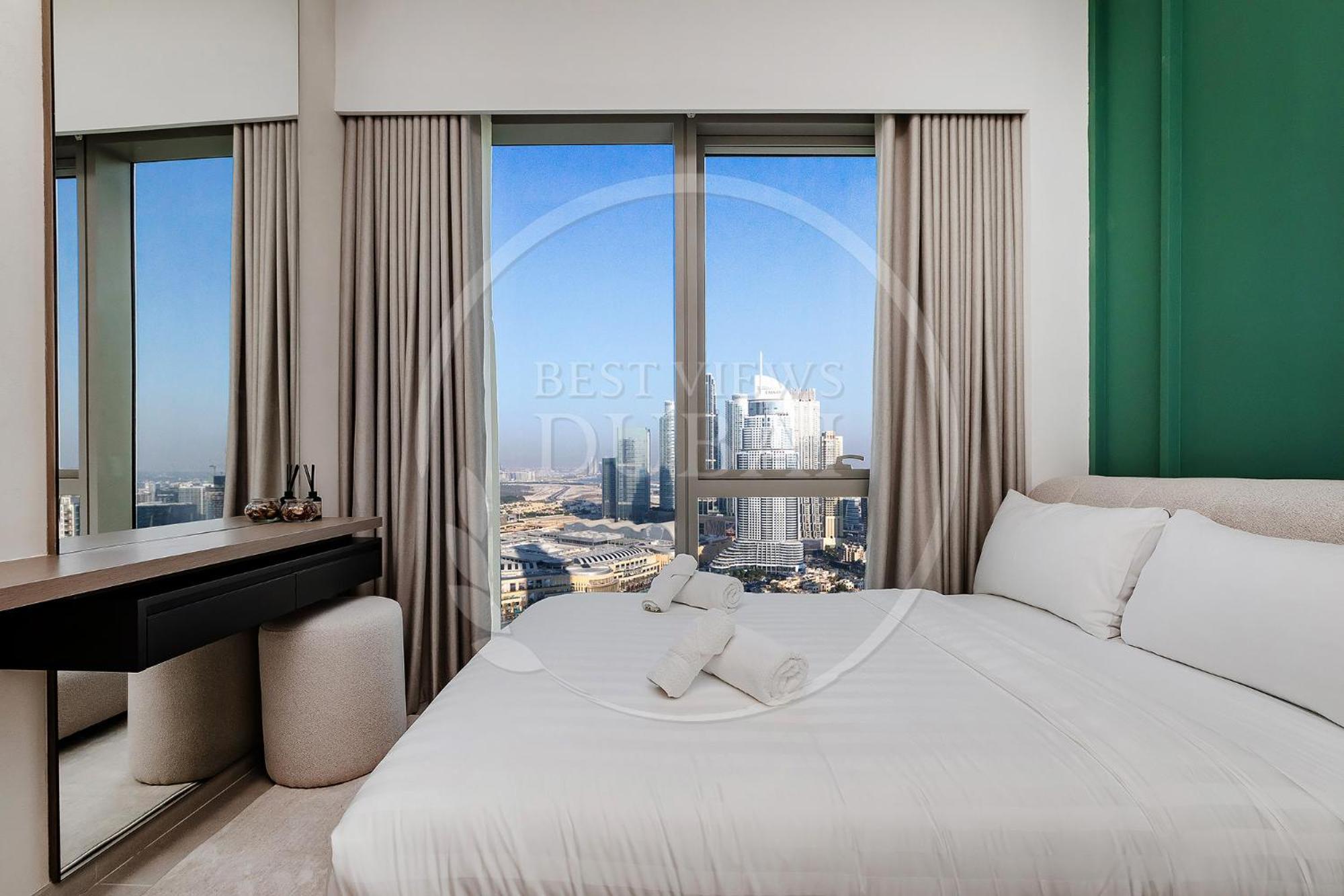 Prime Burj Khalifa&Fountain Views 2 Bdr Apartment دبي المظهر الخارجي الصورة