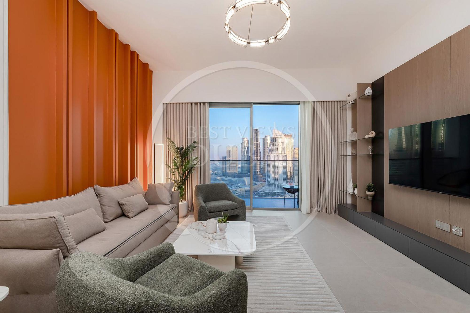 Prime Burj Khalifa&Fountain Views 2 Bdr Apartment دبي المظهر الخارجي الصورة
