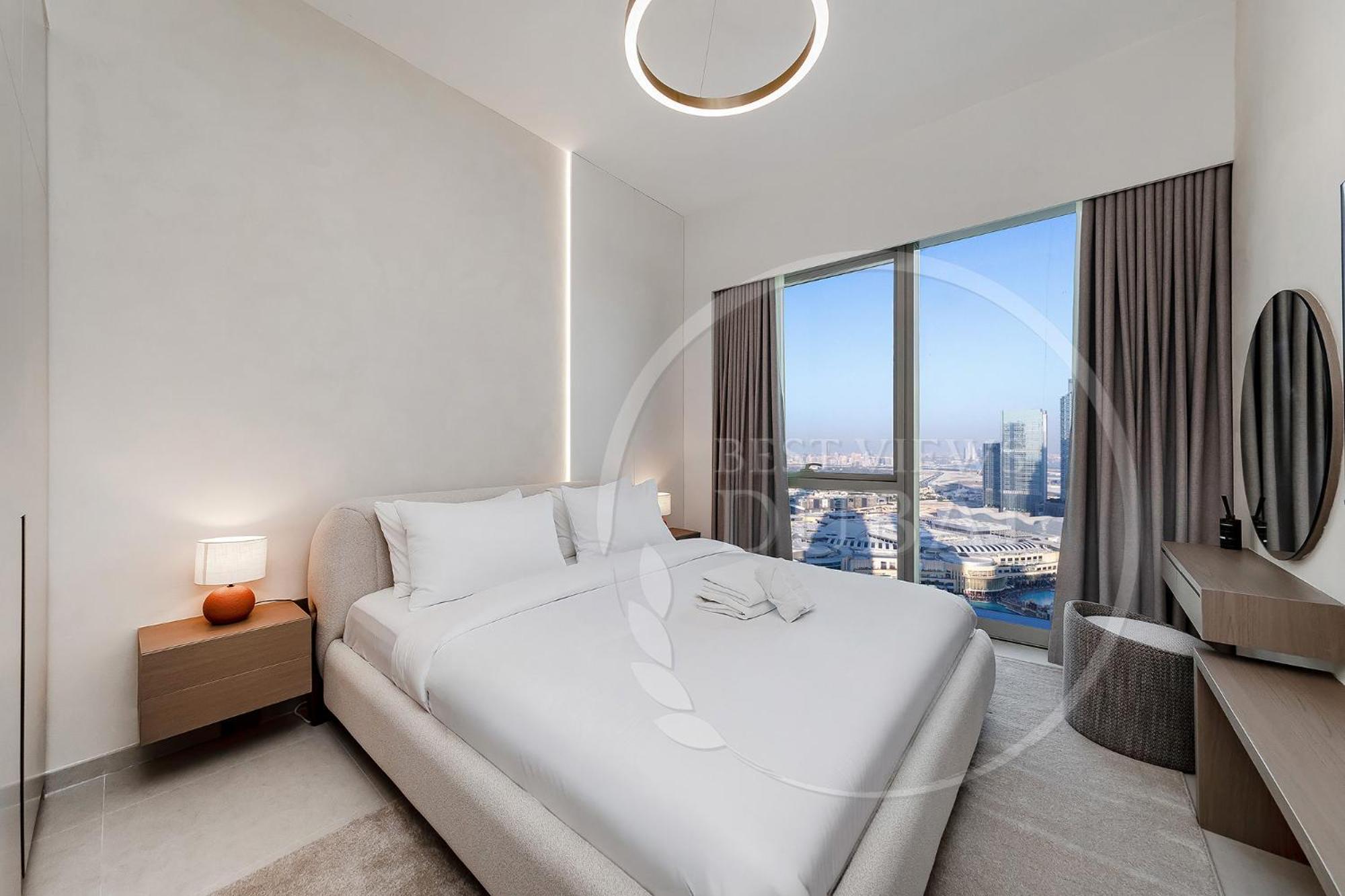 Prime Burj Khalifa&Fountain Views 2 Bdr Apartment دبي المظهر الخارجي الصورة